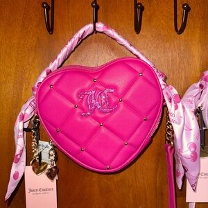 Juicy Couture Pink Heart-Shaped Bag